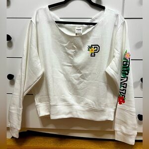 PINK Cropped Sweatshirt